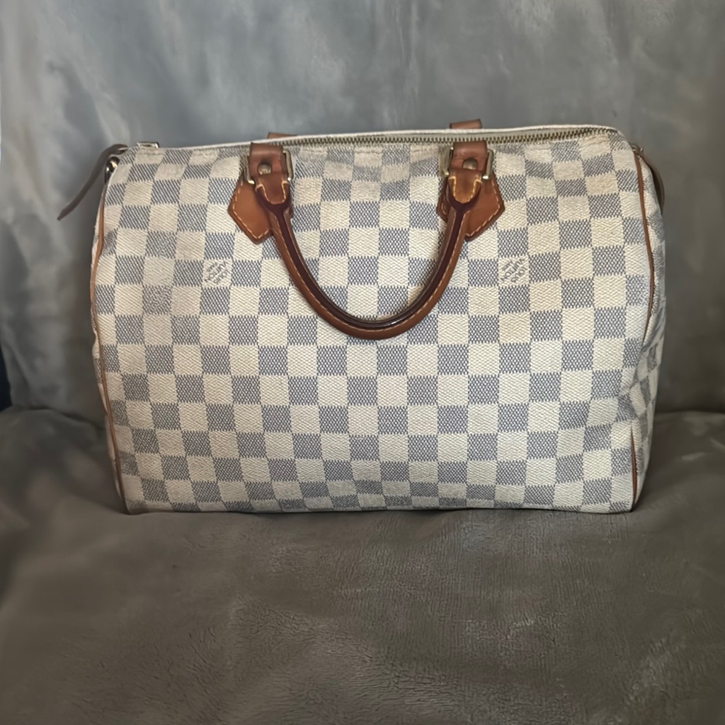 Louis Vuitton Speedy 30: Damier Azur